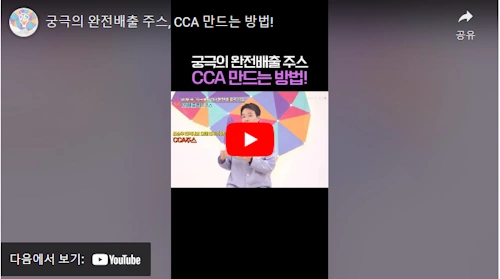 CCA 쥬스 만들기