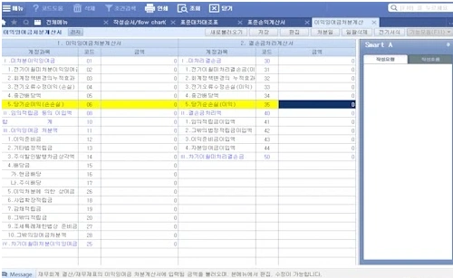 홈택스 smartA 이익잉여금처분계산서 